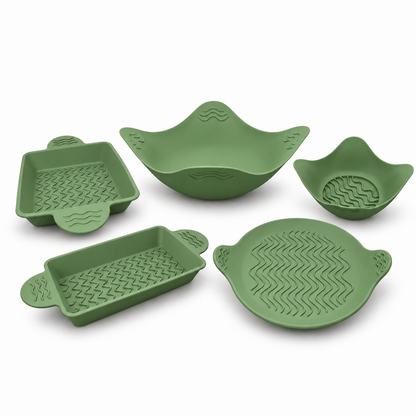 Complete Cozy Collection – Green | 5-Piece Bundle