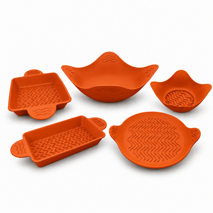 Complete Cozy Collection – Orange | 5-Piece Bundle
