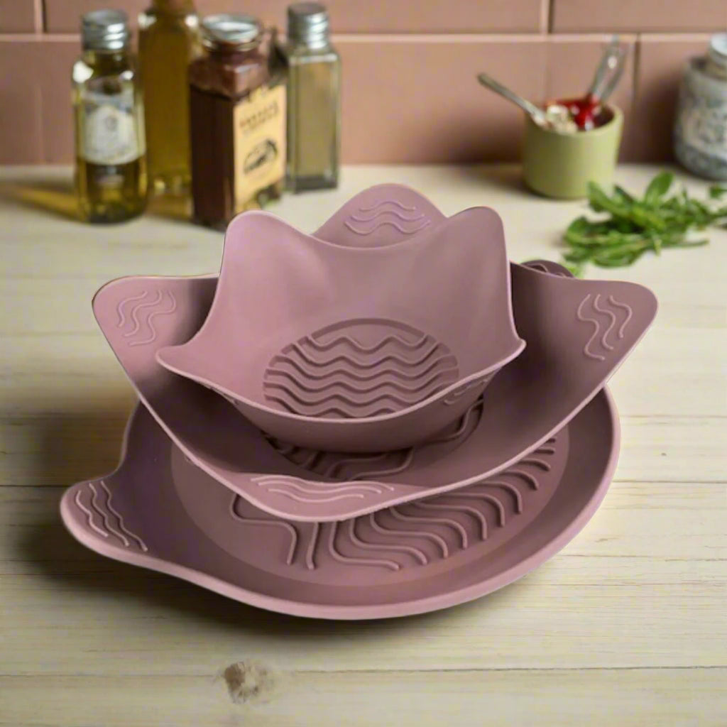 Plate Cozy Dusty Pink  – Microwave Safe, Stylish & Designed in Tasmania