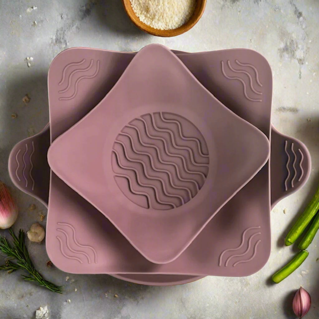 Plate Cozy Dusty Pink  – Microwave Safe, Stylish & Designed in Tasmania