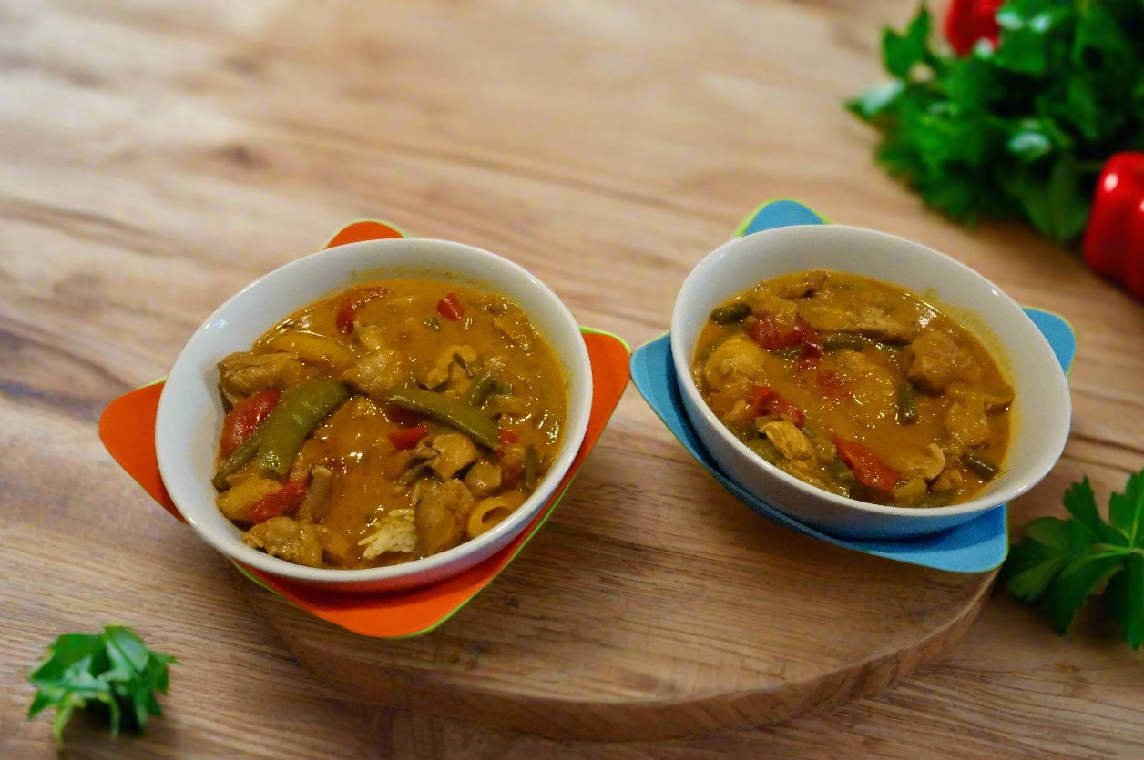 Yellow Chicken Curry Dinner